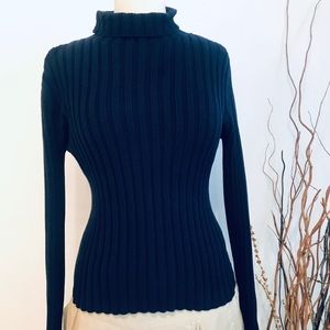 Navy Turtleneck Sweater